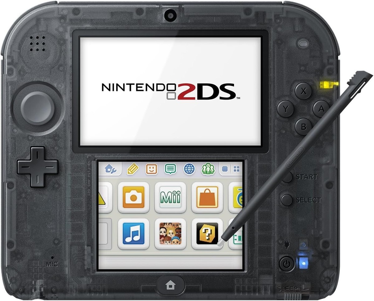 USED Japanese Nintendo 2DS Clear Black only console FTR-001 USED Japanese Nintendo 2DS Clear Black only console FTR-001