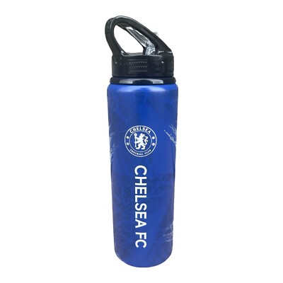 Chelsea FC Offizielle 3D Druck Aluminium Trinkflasche 750ml Geschenk