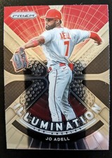 2021 Panini Prizm Baseball Jo Adell Illumination Insert #IL-1 Los Angeles Angels