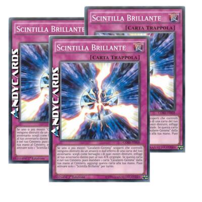3x BRIGHT SPARK   (Brilliant Spark)   Common   CORE IT068   YUGIOH!