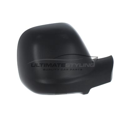 Citroen Berlingo MK2 2012-2019 Door Wing Mirror Cover Cap Black Drivers Right