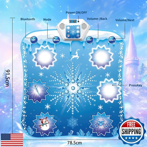 Frozen Toys Dance Mat for Girls - Electronic Dance Mat with Wireless Bluetoot - Picture 4 of 5