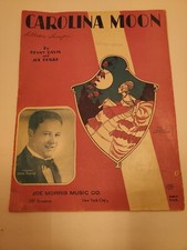 Carolina Moon by Benny Davis  Joe Burk Sheet Music 1928