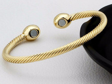 100  Pure Magnetic Copper Bracelet Therapy Arthritis Healing Energy.