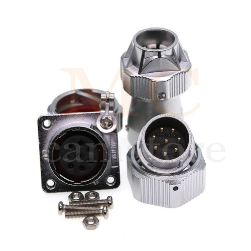 Conector de cable de aviación de 8 pines Weipu WY20 IP67, cable conector de alimentación impermeable10A - Imagen 6 de 7