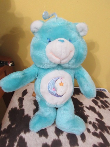Peluche vintage Care Bears Dan Dee orsetto della buonanotte 1995 13"