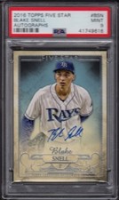 2016 Blake Snell Topps Five Star Autographs #FSA-BSN Graded PSA 9 Mint (MT) 