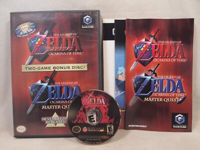 Zelda Ocarina of Time Master Quest (Nintendo GameCube | GCN) Complete in Box CIB