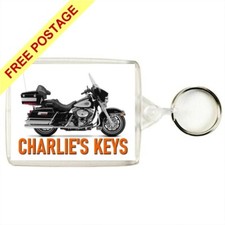 Personalised Keyring / Bag Tag for HARLEY DAVIDSON ELECTRA GLIDE Enthusiasts