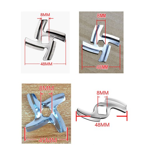 5# Stainless Steel Mincer Hole Plate Shredder Disc Blades for Home Meat Grinder - Photo 12/22