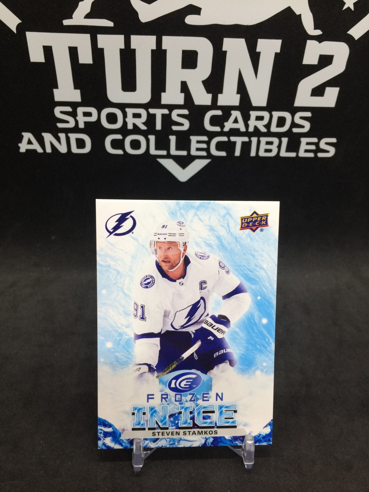 21-22 UD ICE Hockey Frozen In Ice FI-50 Steven Stamkos Un Ripped Sealed