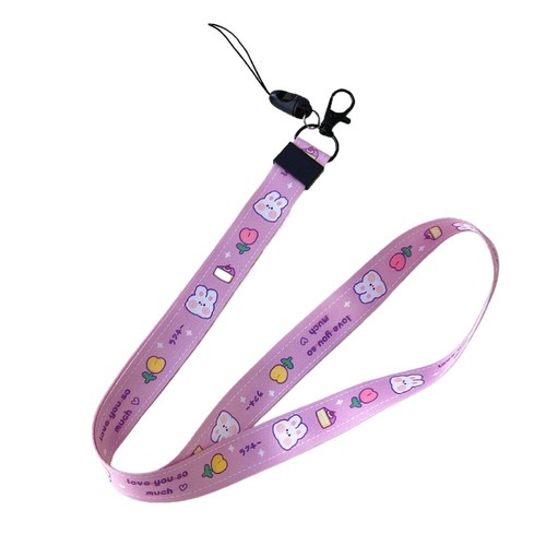 Anti-lost Cute Card Hang Rope Rabbit Lanyards Badge Holder Neck Chain - Zdjęcie 10 z 26