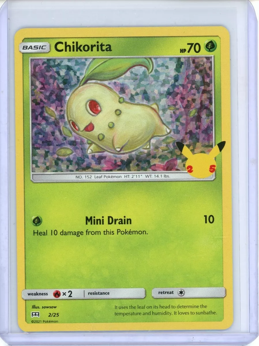 Chikorita (McDonald's Collection 2021 2/25) – TCG Collector