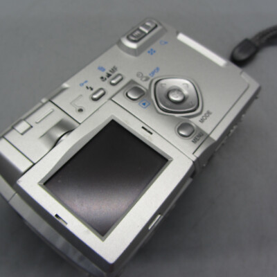 Pentax Digital Camera Optio 33L 3.2MP Silver Flip Screen Tested | eBay