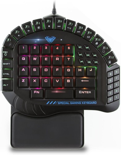 EXCALIBUR - One Handed Mechanical Gaming Keyboard - RGB Backlit