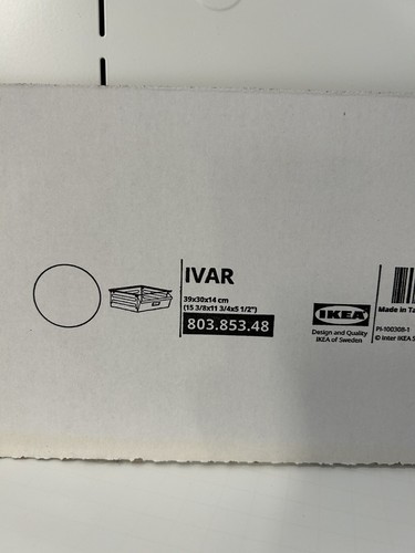 Nuevo cajón blanco IKEA IVAR 153/8×113/4×51/2" 803.853.48 - Imagen 2 de 2