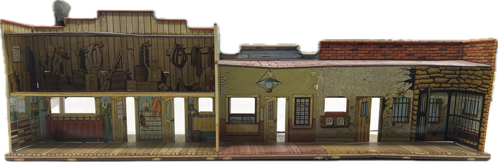 Marx Western Town Jail House Playset (The Village, Oklahoma