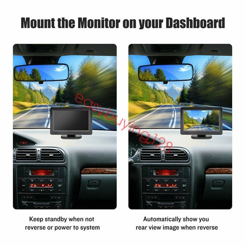 4.3 Inch Rear View Stand Monitor+Reverse Backup Camera FOR CAR - Picture 7 of 7