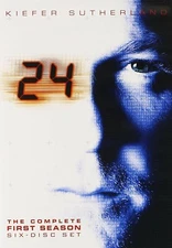 24 Season 1 - DVD By Kiefer Sutherland - LIKE NEW