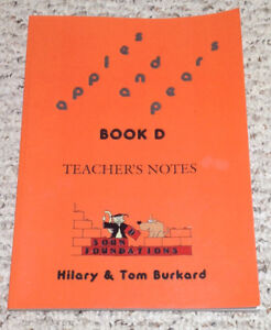 APPLES-AND-PEARS-BOOK-D-Teacher-039-s-Notes-Hilary-amp-Tom-Burkard