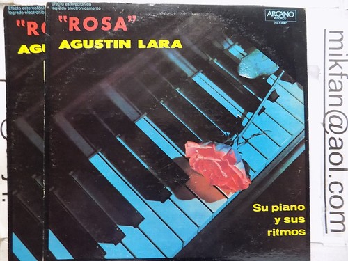 AGUSTIN LARA Su piano Y sus Ritmos "ROSA" Arcano LP - Bild 1 von 2