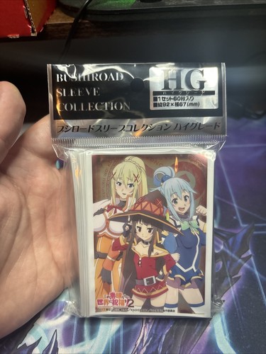 Bushiroad HG Vol.1234 Konosuba Megumin & Aqua & Darkness sleeves 60 ct new