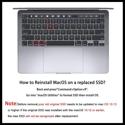 DOGFISH MACBOOK SSD A1466 256GB 512GB 1TB Computer Festplatte Solid State Drive - Bild 5 von 7