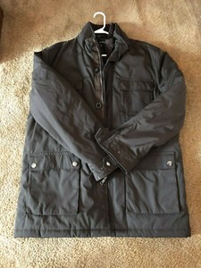Nautica-Men-039-s-Winter-Coat-Brown-with-quilted-lining-Extra-Large