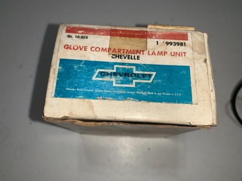 1970 1971 1972 CHEVELLE GLOVE COMPARTMENT LIGHT HARNESS NOS 993981 - INCOMPLETE - Picture 12 of 13
