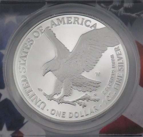 2021 W $1 Silver American Eagle Type II PR69 ANACS Advance Release #090 of 933 - Picture 4 of 9