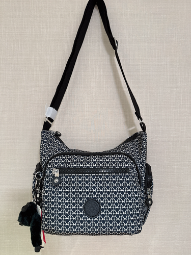 Neu mit Etikett Kipling Damen Handtasche Umhängetasche Hipster in Schwarz - Bild 1 von 5