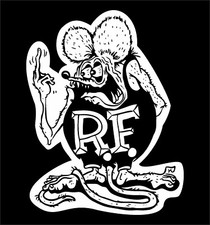 Rat Fink Fk Off Rat Rod Hot Rods Muscle Car Vintage Performance Sticker