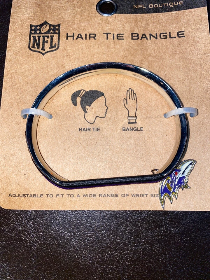 NFL Baltimore Ravens Brazalete Corbata Pelo Nuevo Envío Gratuito Encuadernado Super Bowl Foto 3 de 4