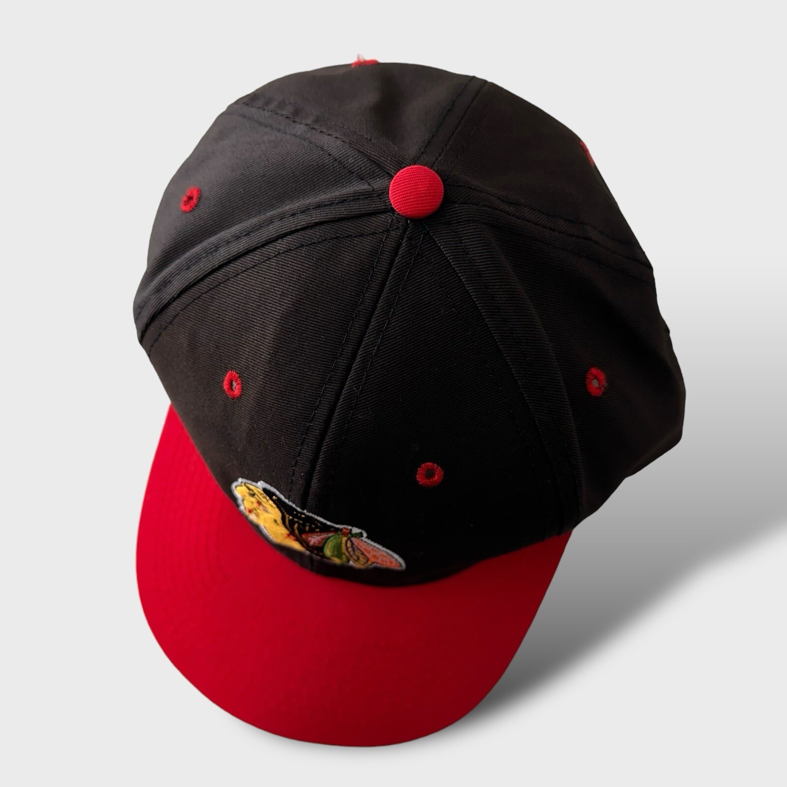 VINTAGE Chicago Blackhawks Logo7 Snapback Hat Cap - image 7