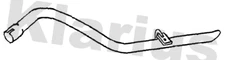 Klarius tail pipe fits Nissan terrano 2.7 00-06 DN591M