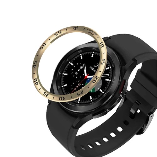 Stainless Steel Bezel Ring Case Cover for Samsung Galaxy Watch 4 Classic 42/46mm - Picture 9 of 25
