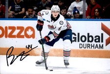 Brett Harrison Signed Autographed 4x6 Photo Oshawa Generals / Boston Bruins #3