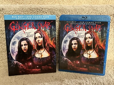 Ginger Snaps Collector's Edition (Blu-ray + DVD, 2000) Shout Factory Slipcover