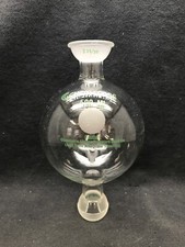 CHEMGLASS Glass 500mL Chromatography Solvent Reservoir 35/20 Spherical CG-1200 B