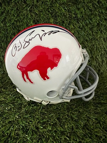 OJ Simpson "The Juice" Autograph Sign Buffalo Bills Mini Helmet- JSA COA