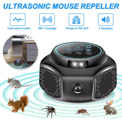 Pest Repeller Ultrasonic Electronic Mouse Rat Mosquito Insect Rodent Control New - Picture 12 of 21