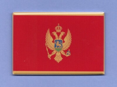 MONTENEGRO *2X3 FRIDGE MAGNET* FLAG BANNER NATIONAL SYMBOL DESIGN COLOR COUNTRY