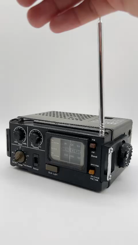 National Panasonic RF-727 Portable Radio COUGAR No.5 FM/AM Operation Confirmed - Video 1 of 1