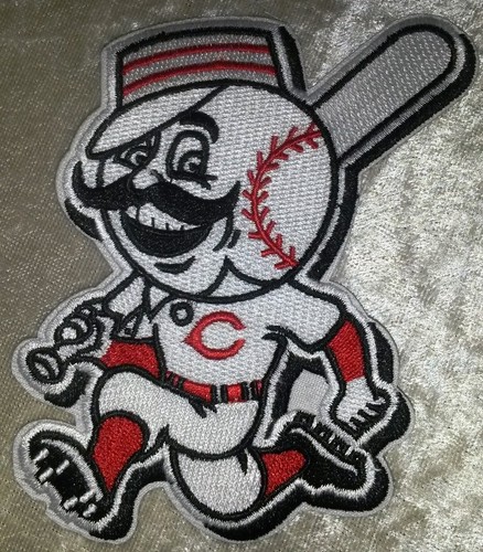 Cincinnati Reds Mr. Redlegs 4" Iron /Sew On Embroidered Patch~ Free Tracking!
