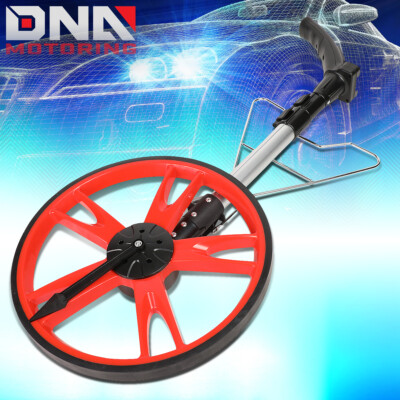 #ad FOLDABLE TELESCOPING ENGINEERS MEASURER LED DIGITAL DISTANCE MEASURING WHEEL $39.74