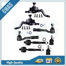 8pc Front Lower Upper Ball Joint Tie Rod End For 2004-2006 Toyota Sequoia Tundra