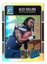 2016 Donruss Optic Football Rated Rookies HOLO 151 Alex Collins Seattle Seahawks