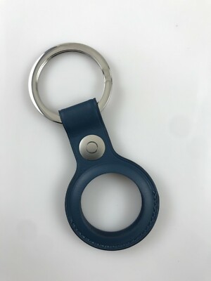 New Original Genuine Authentic OEM Apple AirTag Leather Key