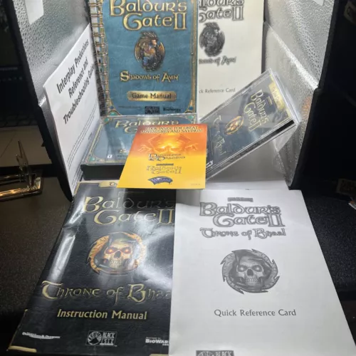 Baldur's Gate II Throne of Bhaal Expansion Big Box PC Game Complete CIB