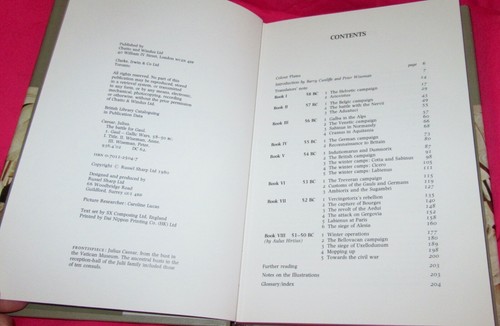 The BATTLE for GAUL ~ Julius Caesar. New Ed Illust 1st UK HbDj 1980 HERE in MELB - Picture 6 of 12